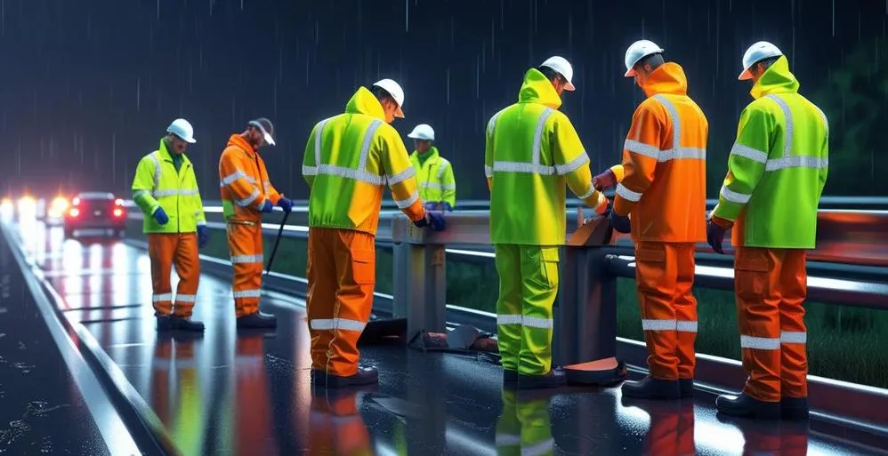 High Visibility Coverall for Highway Work